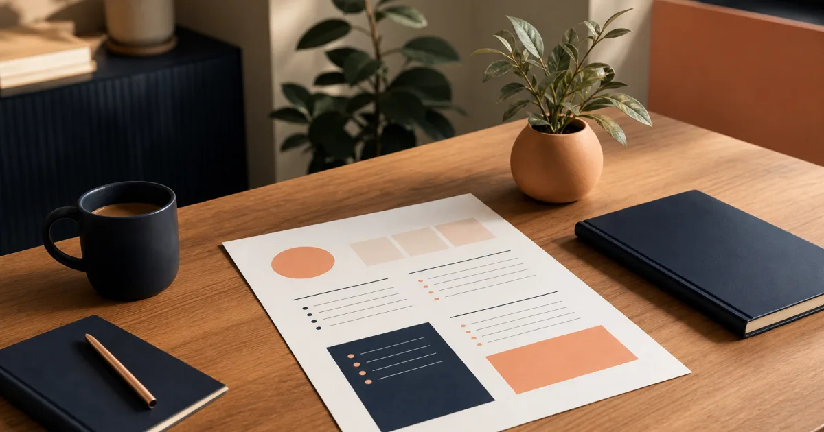 One-page service scope document used to prepare an estimate